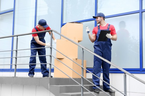 Local man and van team preparing for a flat move in Lamorbey