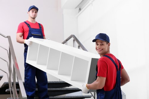 Local home removal service in Lamorbey with moving boxes and household furniture