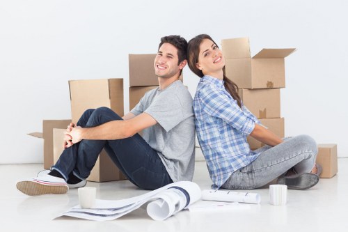 Packing and loading furniture for a Lamorbey home removal