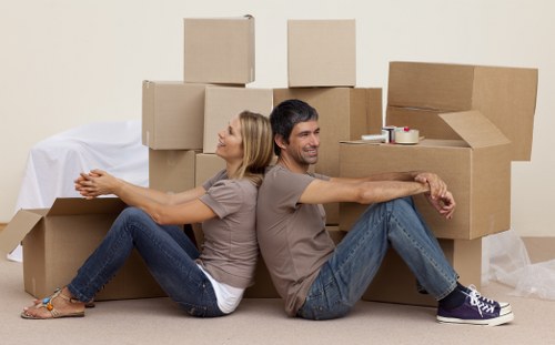Parking and access planning for a moving truck in Lamorbey