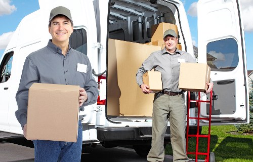 Local van transport for boxes and household items